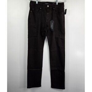 Liverpool Men's Size 30x34 Espresso Brown Relaxed‎ Straight Jeans NWT